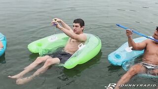 JohnnyRapid: Johnny Rapid Bangs Recent Hunk Parker Hayes Raw At The Lake