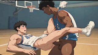Interracial Basketball Player Anal compilation Toon Manga Animation