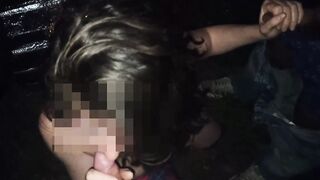 Sexually excited wife doing dogging with a stranger for the 1st time Part1
