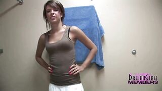 Super Freak Undresses Bare At A Campus Frat Abode