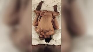 Sexy Latino and white mother i'd like to fuck making love groaning loud and talking messy during the time that having multiple body shaking orgasms
