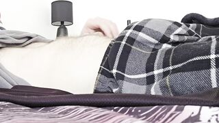 Lying on the daybed with my robe