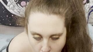 Showing dad my nice-looking feet during the time that deepthroating his dick, this guy fills my mouth up with sticky hawt cum