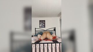 Cute hotty popping balloons and playing movie games gets tempted and this babe sucks shlong and gets screwed