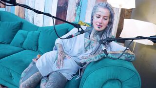 Anuskatzz tattoo model ASMR Z - Zeal podcast talking