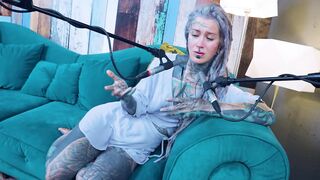 Anuskatzz tattoo model ASMR Z - Zeal podcast talking