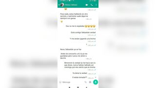 La novia de mi'migo termino siendo muy caliente.