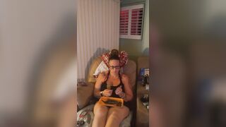 Filming up nice-looking cuties mini suit 420