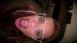 Dutch Cumslut mother I'd like to fuck With Cum in Eyes!
