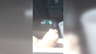 On spring break I catch my ally masturbating and flashing his weenie In public and my vagina gets moist