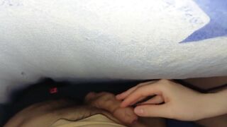 My classmate woke me up at night to stroke my penis underneath the blanket.
