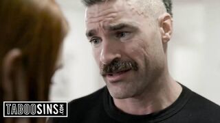 Widowed Stud Have Sex With Stepson's Redhead Girlfriend