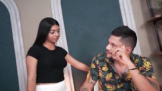 STEPSISTER FLIRTS WITH HER STEPFATHER SO THIS GUY'LL BANG HER AS THAT GUY PLEASES