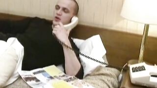 Delicious youthful blond gets cunt screwed by maledom's feet, penis and fingers