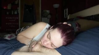 Vehement oral sex previous to bedtime