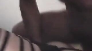 Breasty woman having sexy amateur gang fuck on the couch
