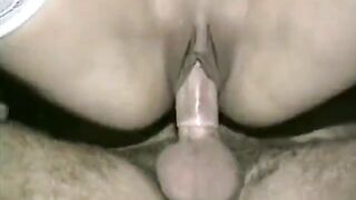 Glamorous vintage brunette hair with round ass gets cunt licked and doggystyled