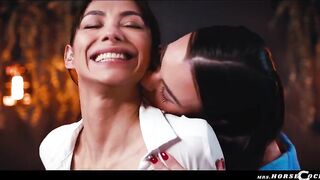 Futanari Deepthroat - Josephine Jackson & Verónica Leal