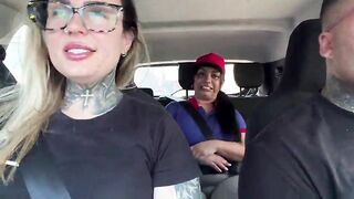 Gas station attendant with the large cunt assents to be a porn actress and we've the massive twat ever seen.