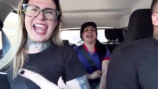 Gas station attendant with the large cunt assents to be a porn actress and we've the massive twat ever seen.