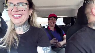 Gas station attendant with the large cunt assents to be a porn actress and we've the massive twat ever seen.