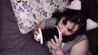 ASMR Carnal Ear Licking in Pyjamas ?❤️ - AngeASMR