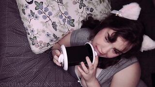 ASMR Carnal Ear Licking in Pyjamas ?❤️ - AngeASMR