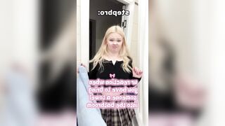 Large boobs bounce as that babe stomps avid ?