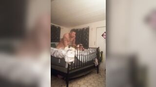 I film roommate catching me masturbating and banging me in multiple position having multiple orgasms