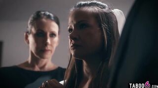 Eager taboo wedding prep with older wife and recent spouse