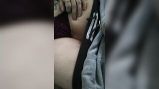 Small chick in her pants showing off