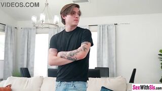 Hot Oriental stepsis and lewd hottie drank large wang in advance of hardcore cunt screwing