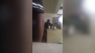 Maid Banged in the Kitchen (my Wife Nearly Discovered Us Out)