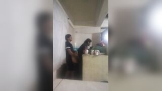 Maid Banged in the Kitchen (my Wife Nearly Discovered Us Out)