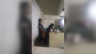 Maid Banged in the Kitchen (my Wife Nearly Discovered Us Out)