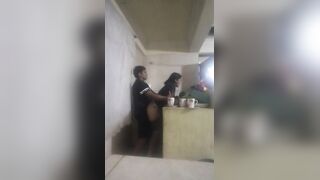 Maid Banged in the Kitchen (my Wife Nearly Discovered Us Out)