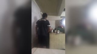 Maid Banged in the Kitchen (my Wife Nearly Discovered Us Out)