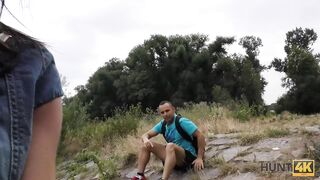 HUNT4K. Slim playgirl is willing for anything to return BF’s possessions