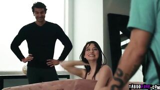 Cuckold GF Drilled by Stepdad