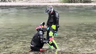 Gear-Heads getting moist in the Isar [ Free OnlyFans ]