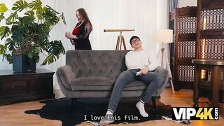 VIP4K. See as my GIANT BAZOOKAS get Drilled, and my Cuckold Boyfriend gets to have a fun the show