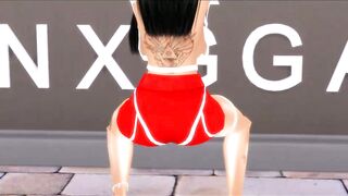 Winter's round brown ass drilled by large penis