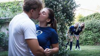 The Football Match Ended with a Sloppy Oral and Ardent Sex.