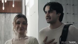 Teen Demi Hawks and her bf have changed teachers and visit breasty Ravyn Alexa not to study but to screw her.The large tit mother i'd like to fuck is tempted into a trio