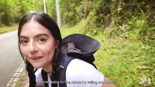 Hiking with Iris Rodriguez Ends in Outdoor Anal Sex - Danner Mendez & Iris Rodriguez