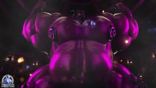 Shapers Tome, Kaal Demon TF Hyper Muscle Growth Animation