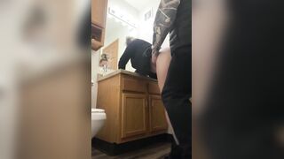 Bitch Wife Sneaks Away to Get Screwed in Baths