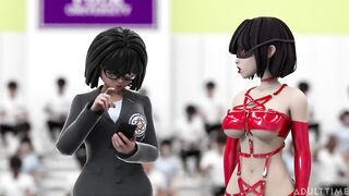 Manga Sex College 2nd Semester Part three - Sexy Anime Cuties Shove Their Vaginas to the Limitation in Sex Position Competition!
