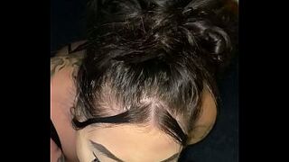 British curvy teen POV oral job white beauty sucks large ebony schlong