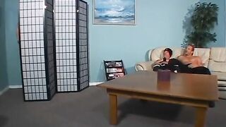 Redhead hottie likes to suck those bisexuals boys ramrods